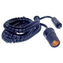 12V Coiled 15’ Extension Cord